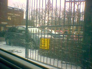 wrong fire assembly point sign