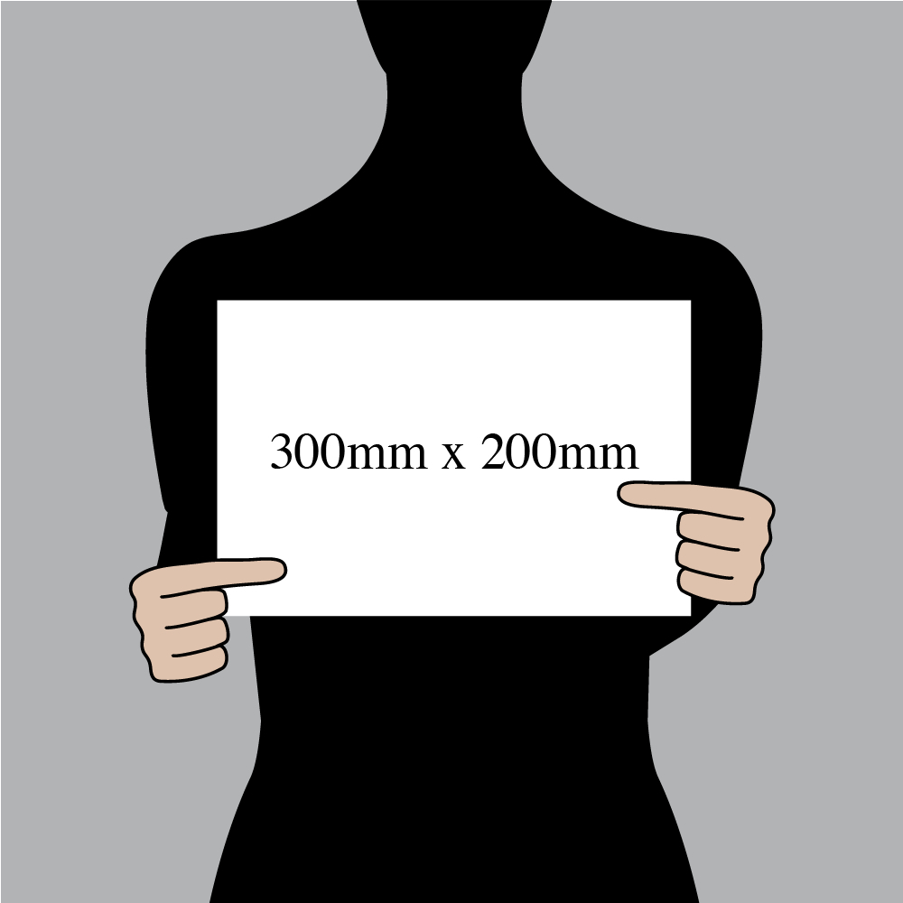 Size indication of 300 / 200 Size indication of 300 / 200