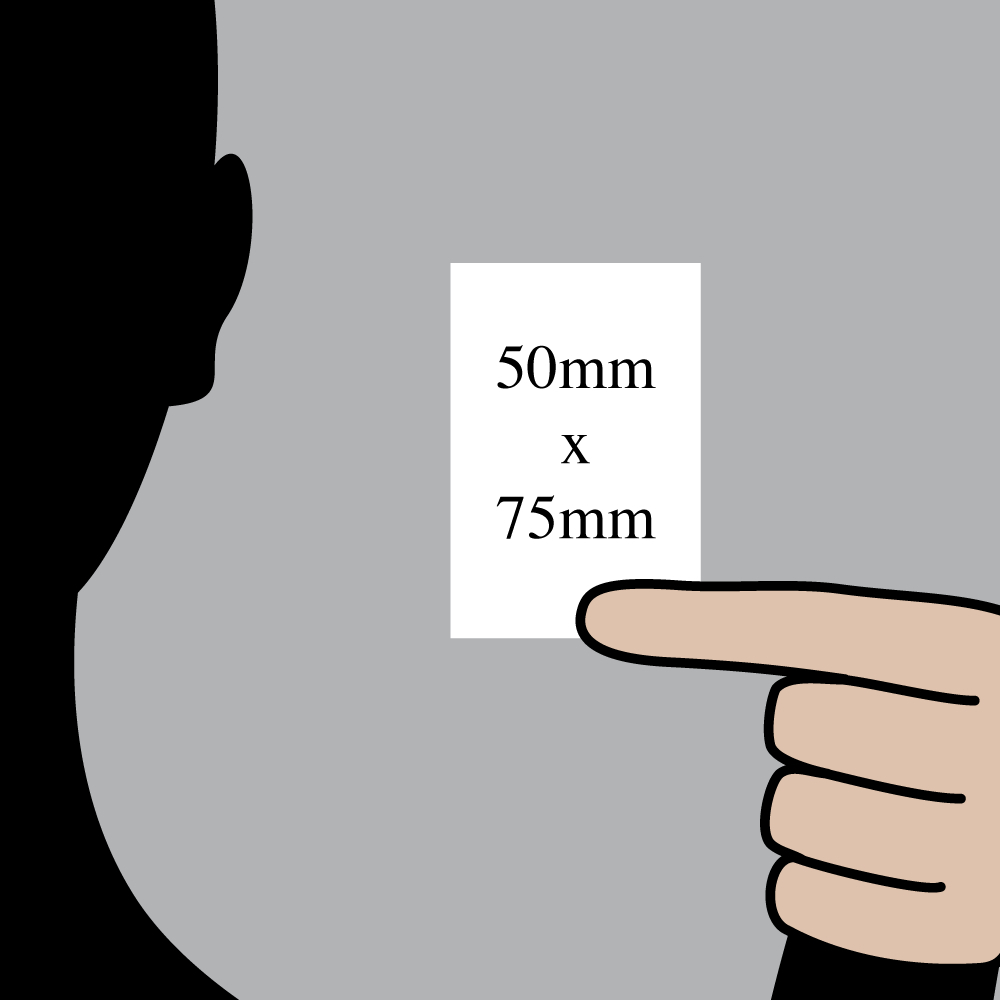 Size indication of 50 / 75 Size indication of 50 / 75