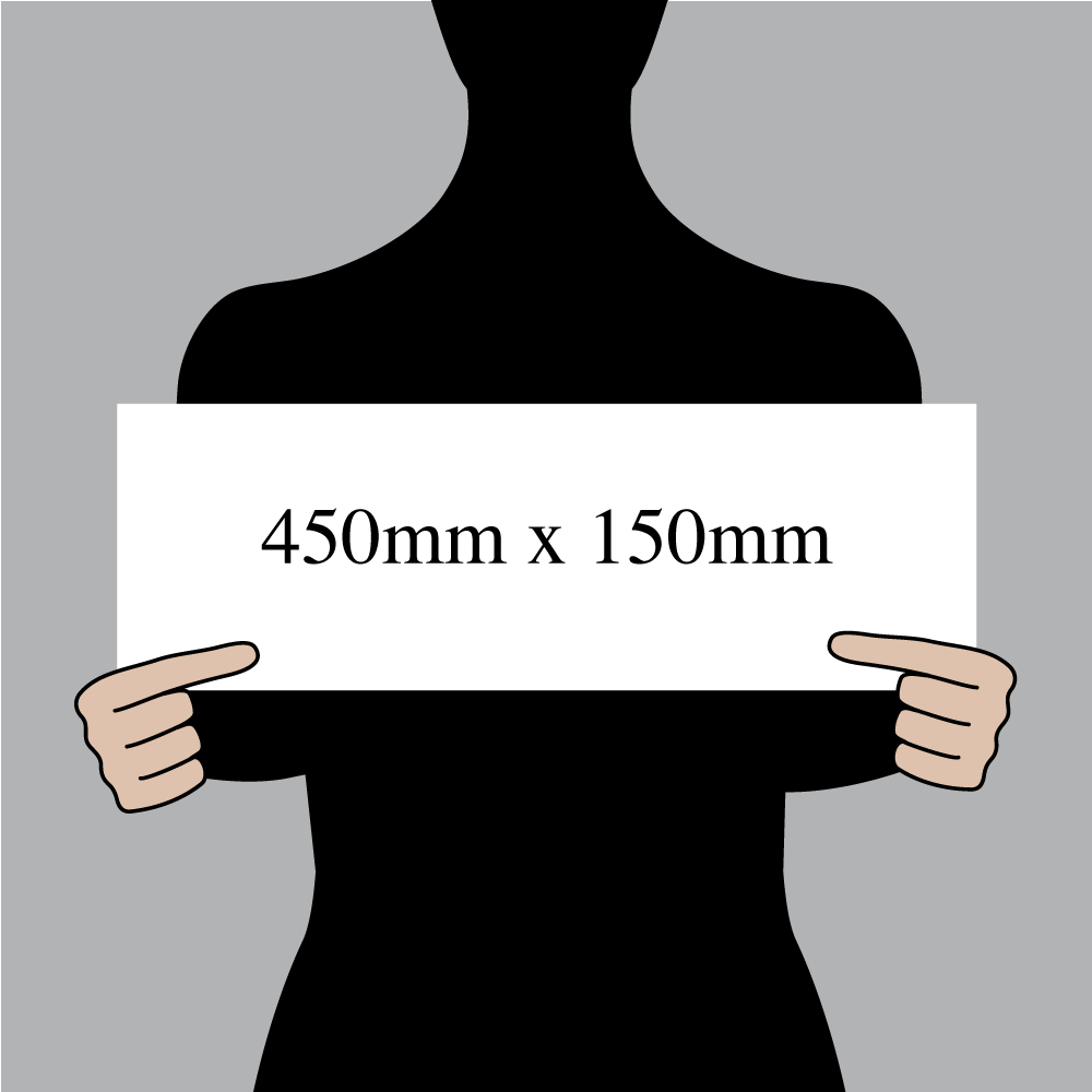 Size indication of 450 / 150 Size indication of 450 / 150