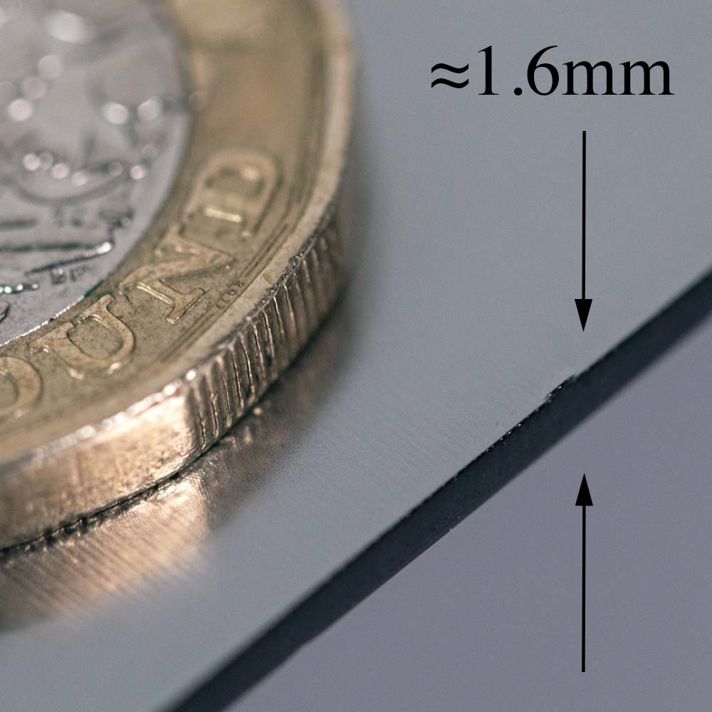 Material Size indication of