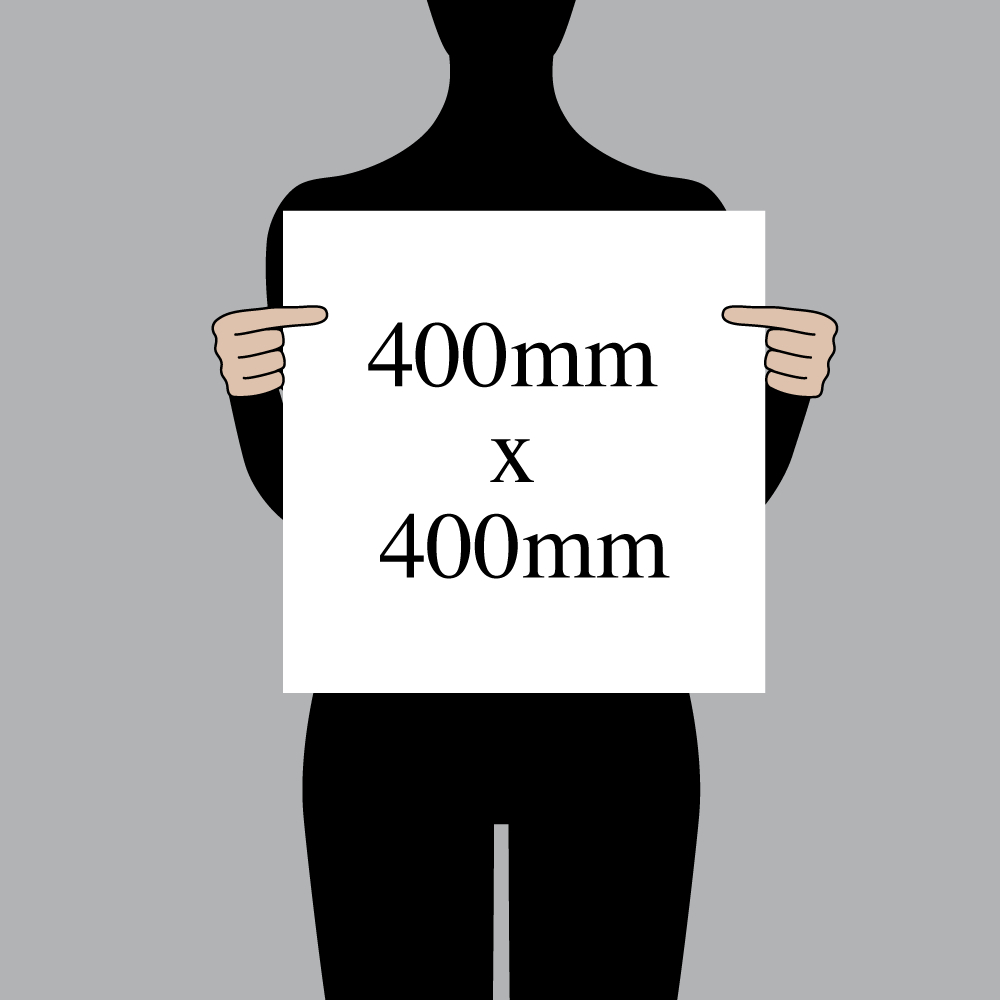 Size indication of 400 / 400